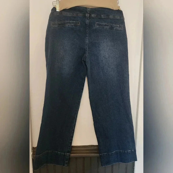 NWT Luxe Essentials Denim jeans maternity size 28 - Picture 2 of 6